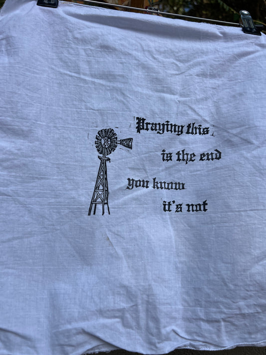 You Know It’s Not - Alter Cloth / Vintage Handkerchief - no. 1