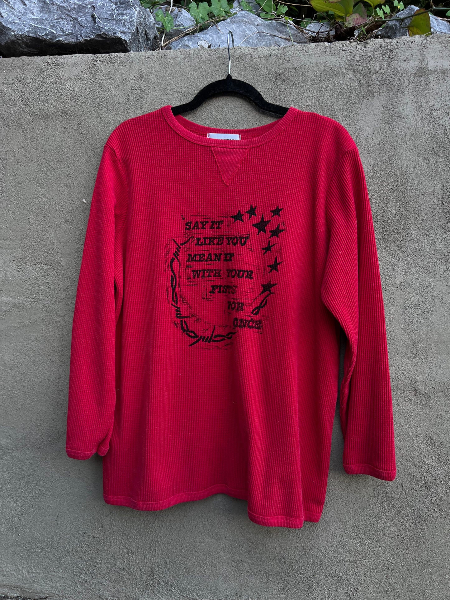 Like You Mean It - Vintage Red Pullover