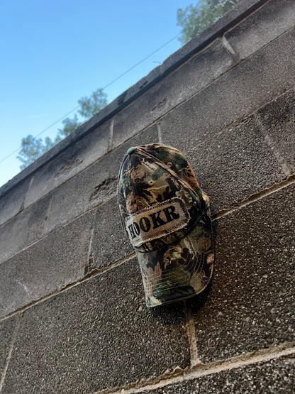 hookr merch - camo hat