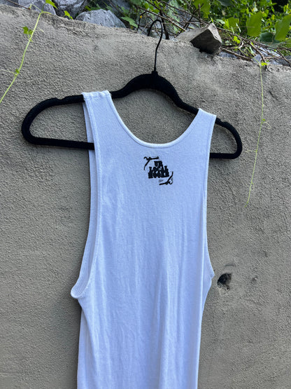 Dog Teeth - White Tank Top