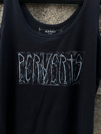 Perverts - Black Tank Top - ON
