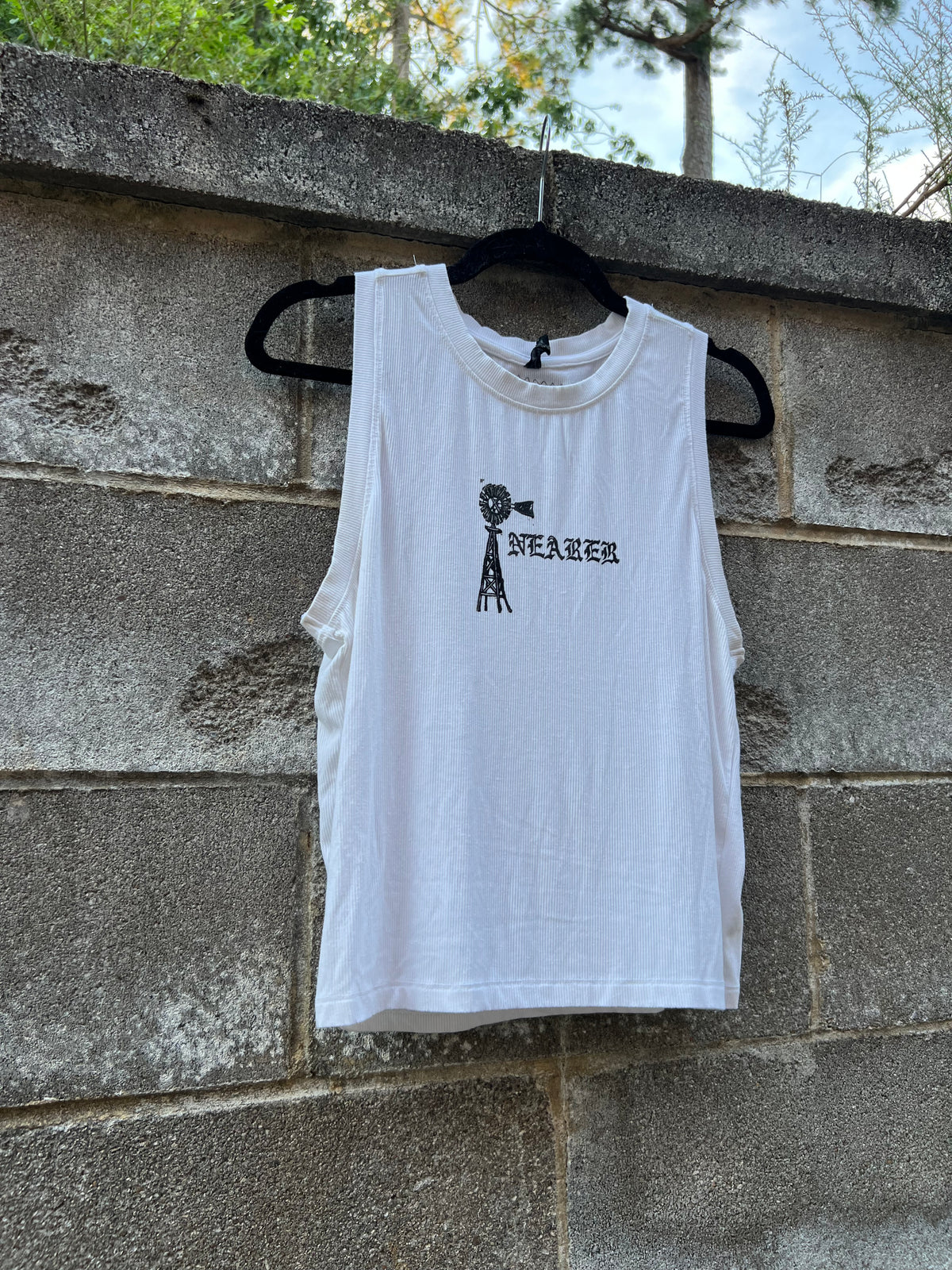 Nearer - White Tank Top