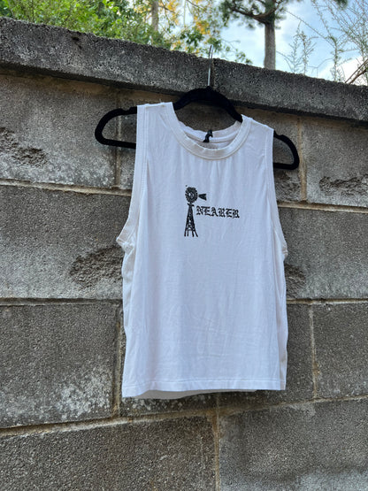 Nearer - White Tank Top