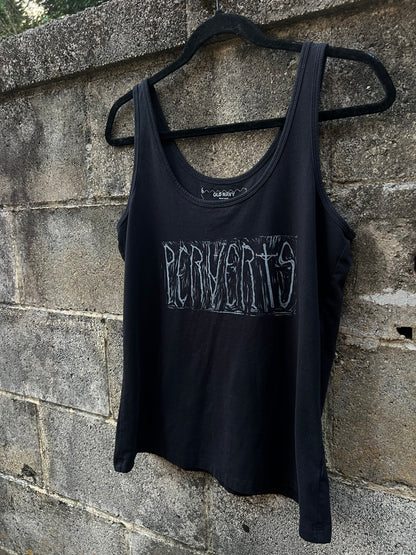 Perverts - Black Tank Top - ON