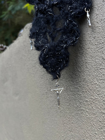 Sacrificial Shroud - Black Mohair