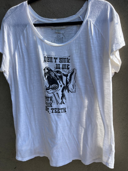 Dog Teeth - White Tshirt