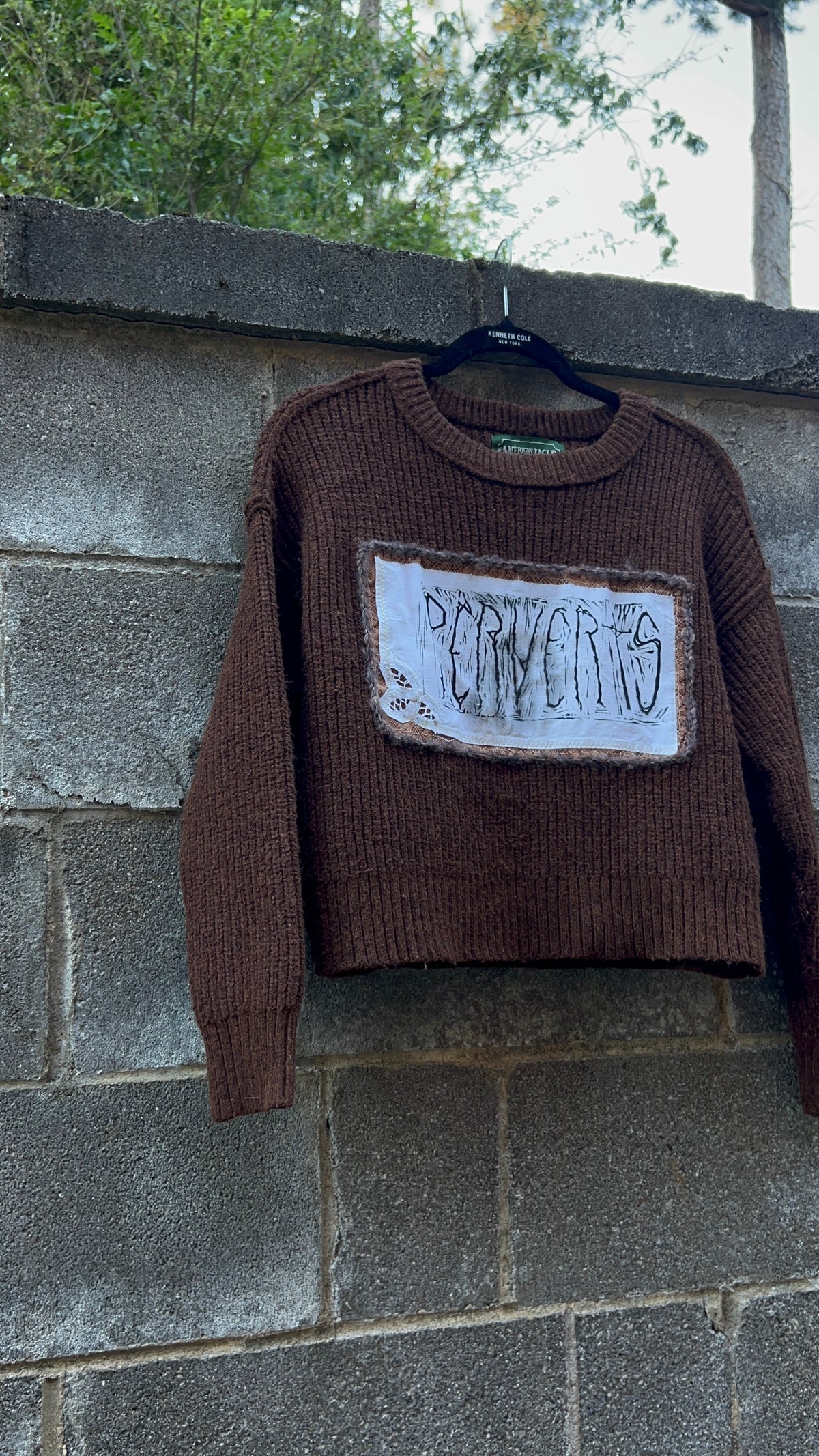 Perverts - Brown Knit Sweater - AE