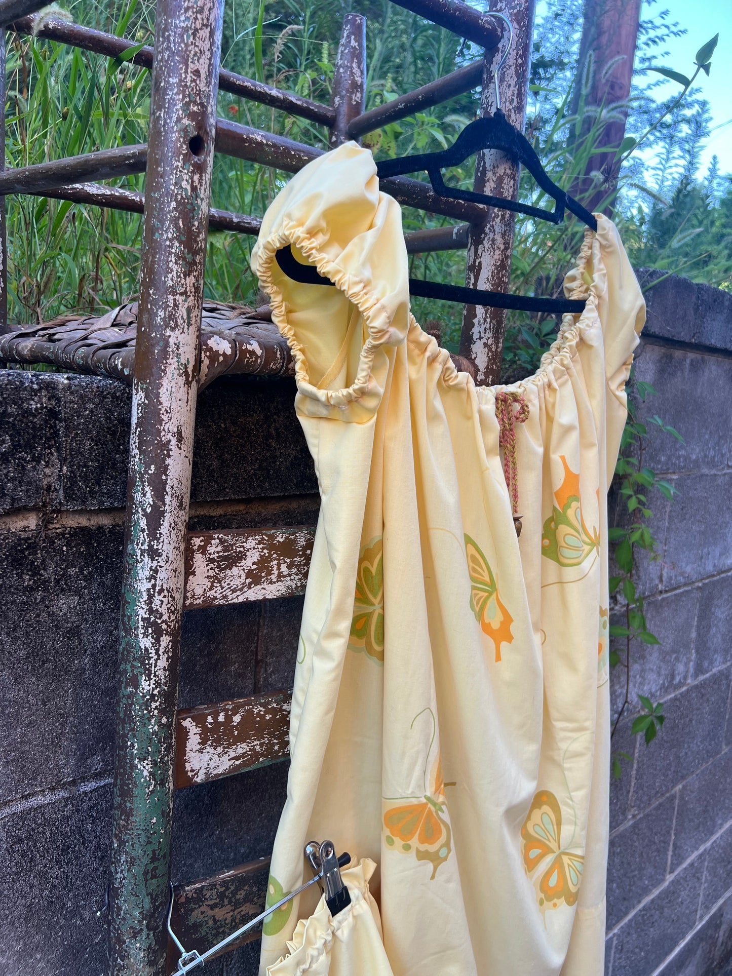 Butter Yellow - Babydoll Dress & Bloomers