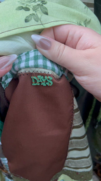 Green Scraps - Babydoll Dress