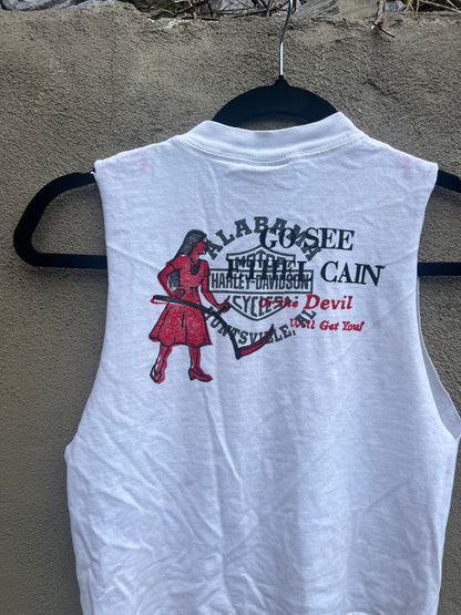 Go See Ethel Cain or the Devil Will Get You - Harley-Davidson Muscle Tank
