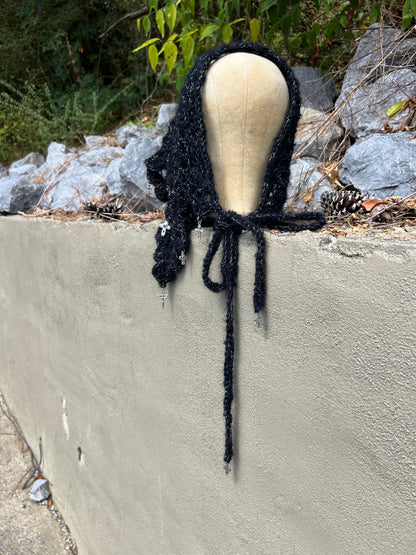 Sacrificial Shroud - Black Mohair