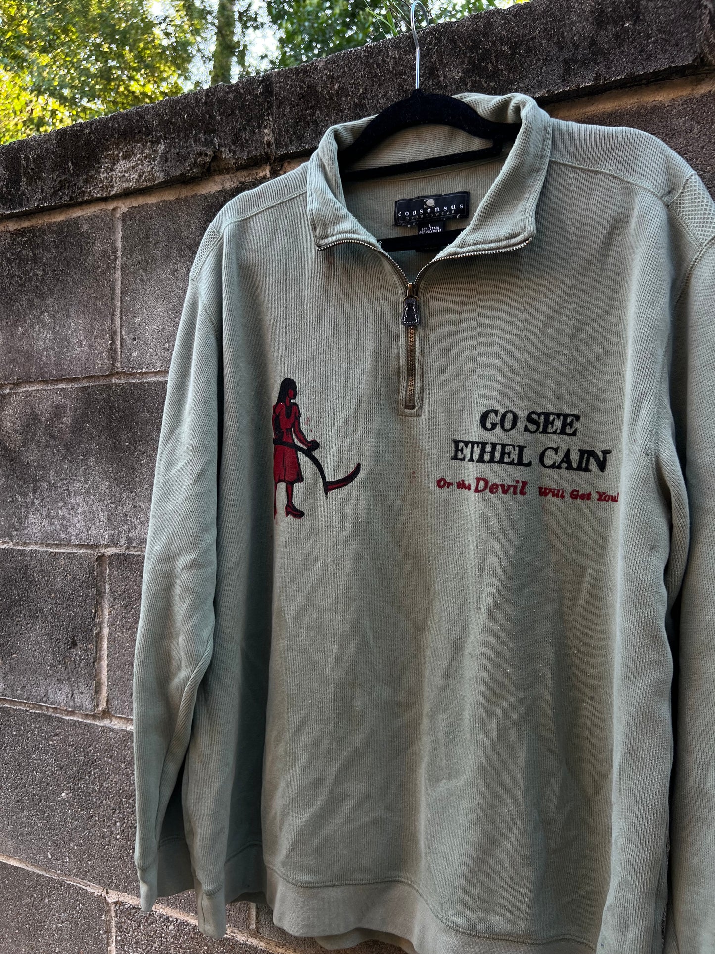 Go See Ethel Cain - Green Consensus Pullover