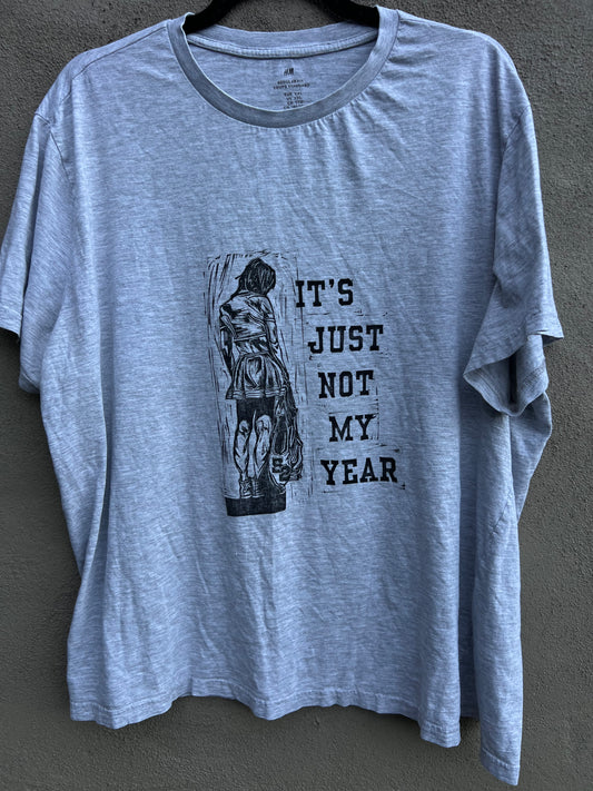 Not My Year - Grey H&M Tshirt