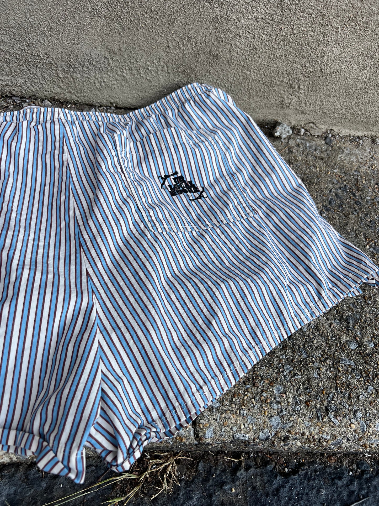 Go See Ethel Cain or the Devil Will Get You - Blue Striped Shorts