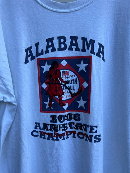 Go See Ethel Cain or the Devil Will Get You - 2006 Alabama Baseball White TShirt