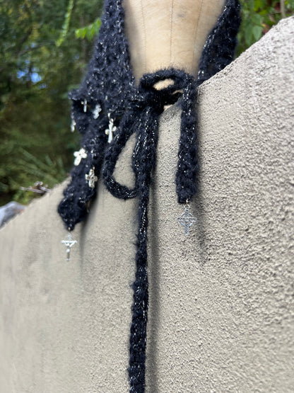 Sacrificial Shroud - Black Mohair