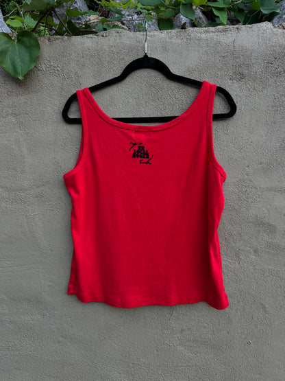 Go See Ethel Cain or the Devil Will Get You - Red Anne Lewin Lace Tank