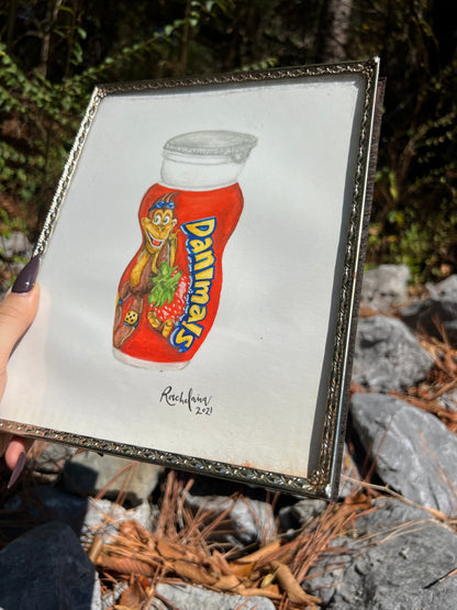 FLASH SALE - Danimals Drinkable Yogurt Watercolor - Giclee
