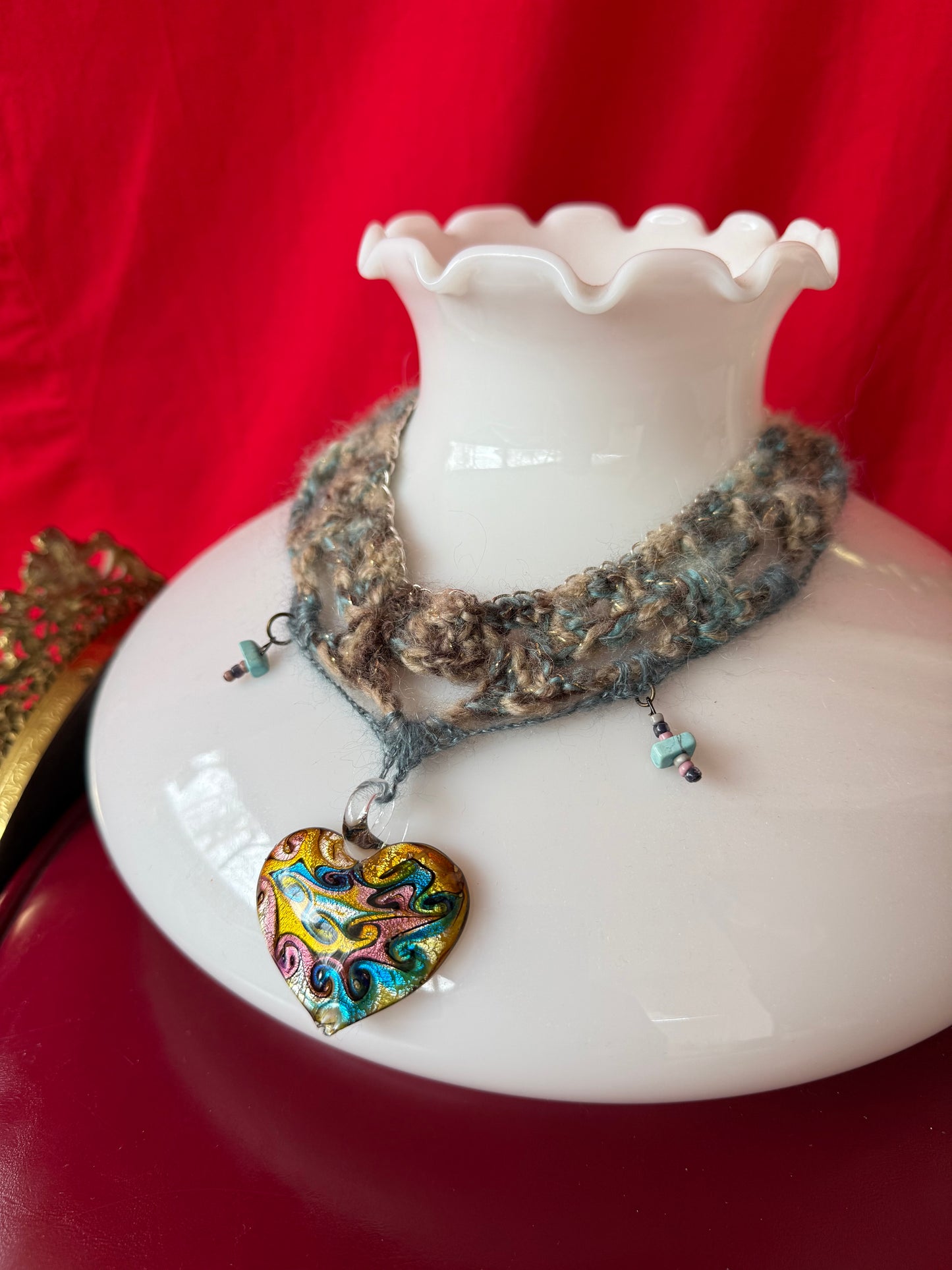 Blue Valentine Necklace