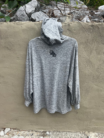 Go See Ethel Cain or the Devil Will Get You - Heather Gray Hoodie