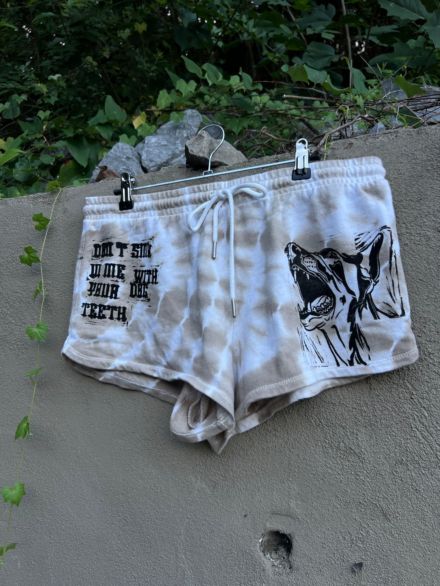 Dog Teeth - Tie-Dye Shorts