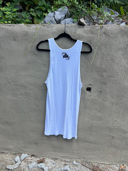 Dog Teeth - White Tank Top