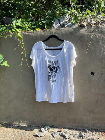 Dog Teeth - White Tshirt