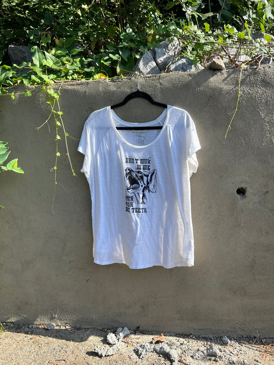 Dog Teeth - White Tshirt