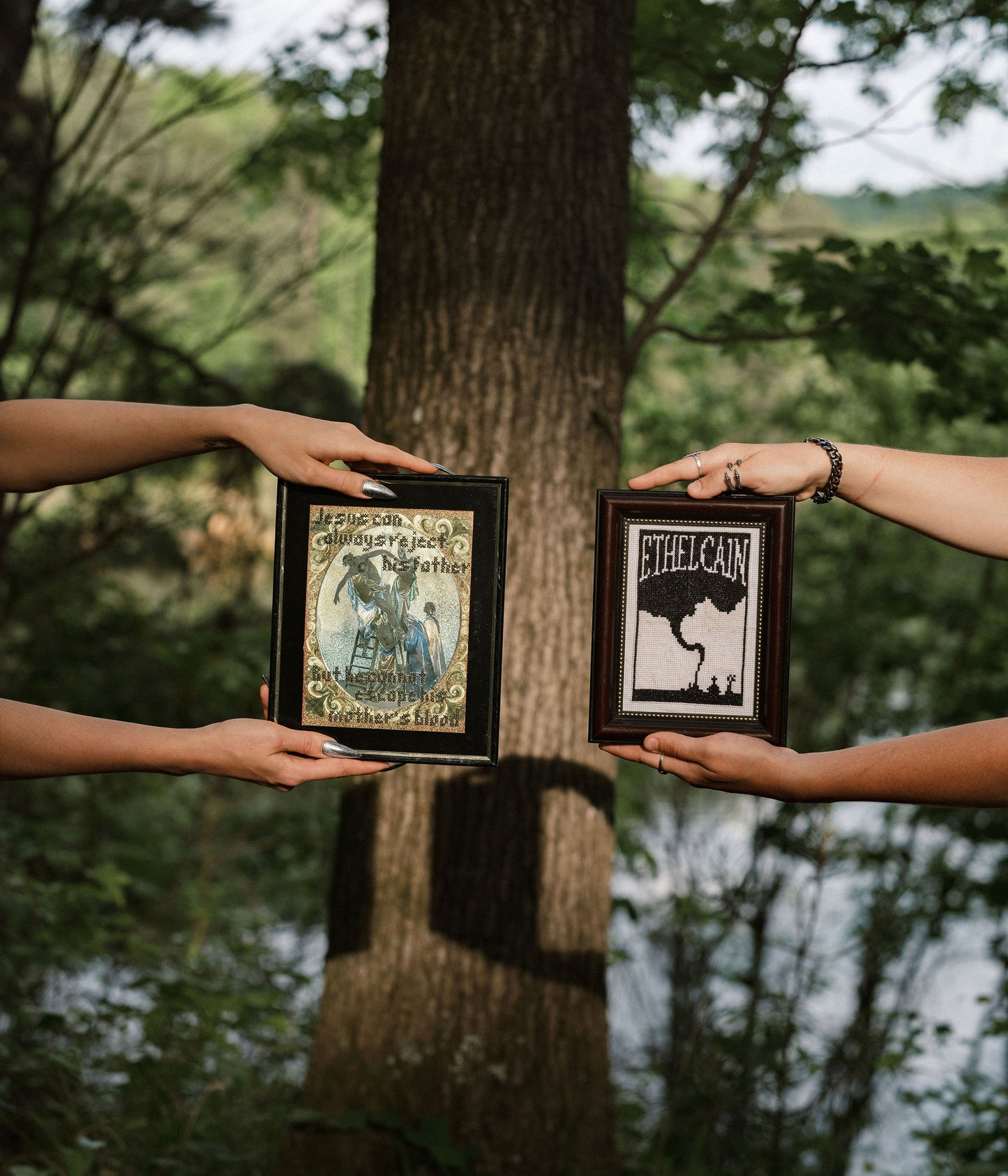 Shady Grove Tornado - Ethel Cain Poster Cross Stitch