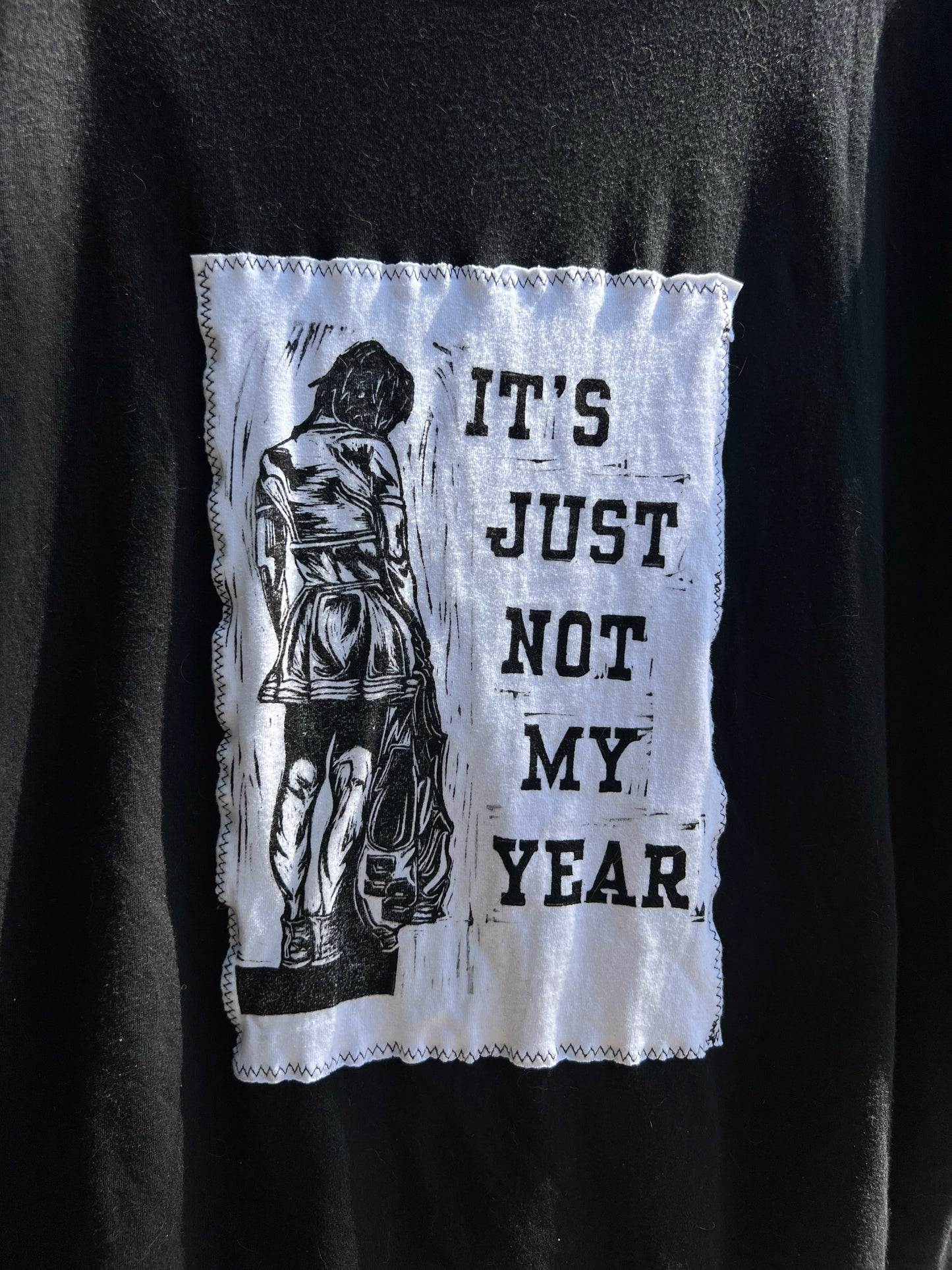 Not My Year - Black Muscle Tee