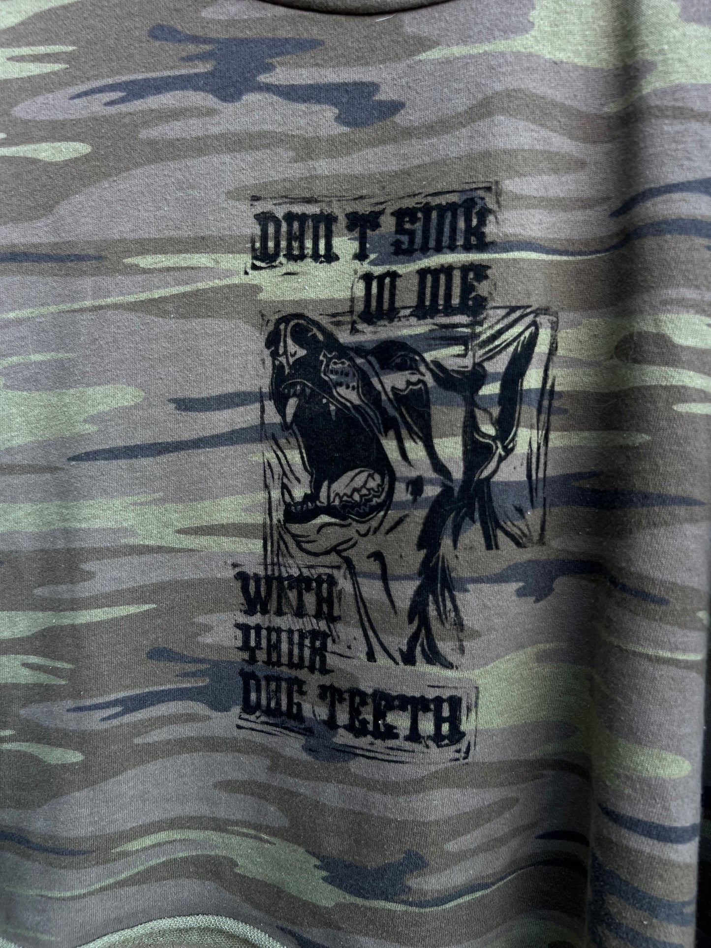 Dog Teeth - Camo Pullover