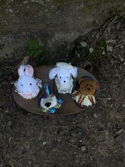 Hero Beanie Baby- Vegan Taxidermy