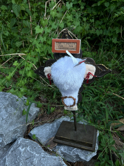 Crucified Webkinz - Vegan Taxidermy