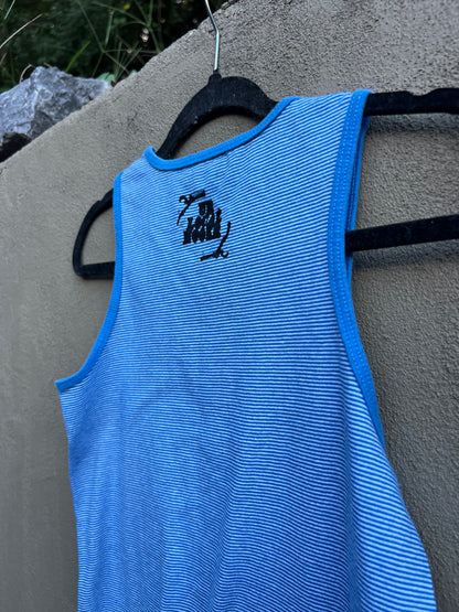Like You Mean It - Blue Striped Tank Top