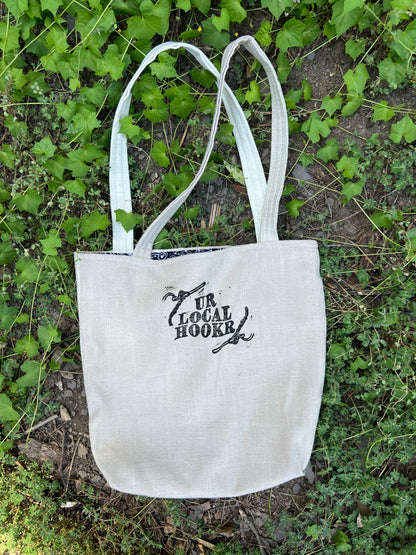 Dog Teeth - Handmade Tote Bag