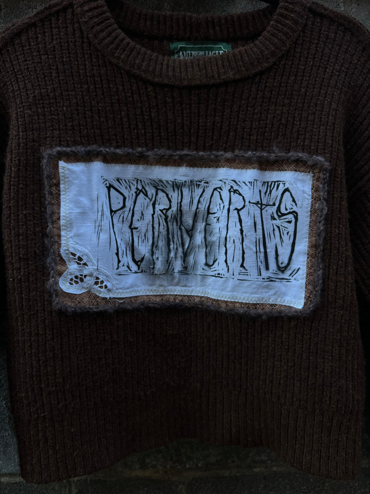 Perverts - Brown Knit Sweater - AE