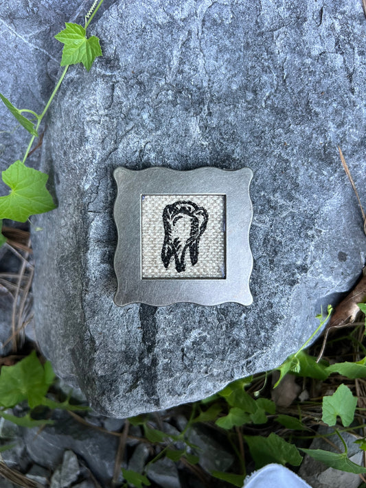 teeth minis - framed prints