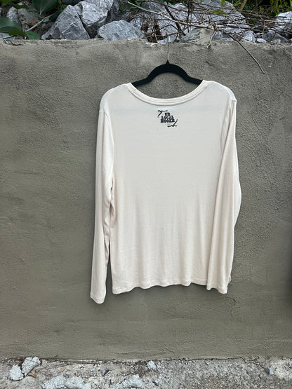 Go See Ethel Cain or the Devil Will Get You - Taupe Long Sleeved Top