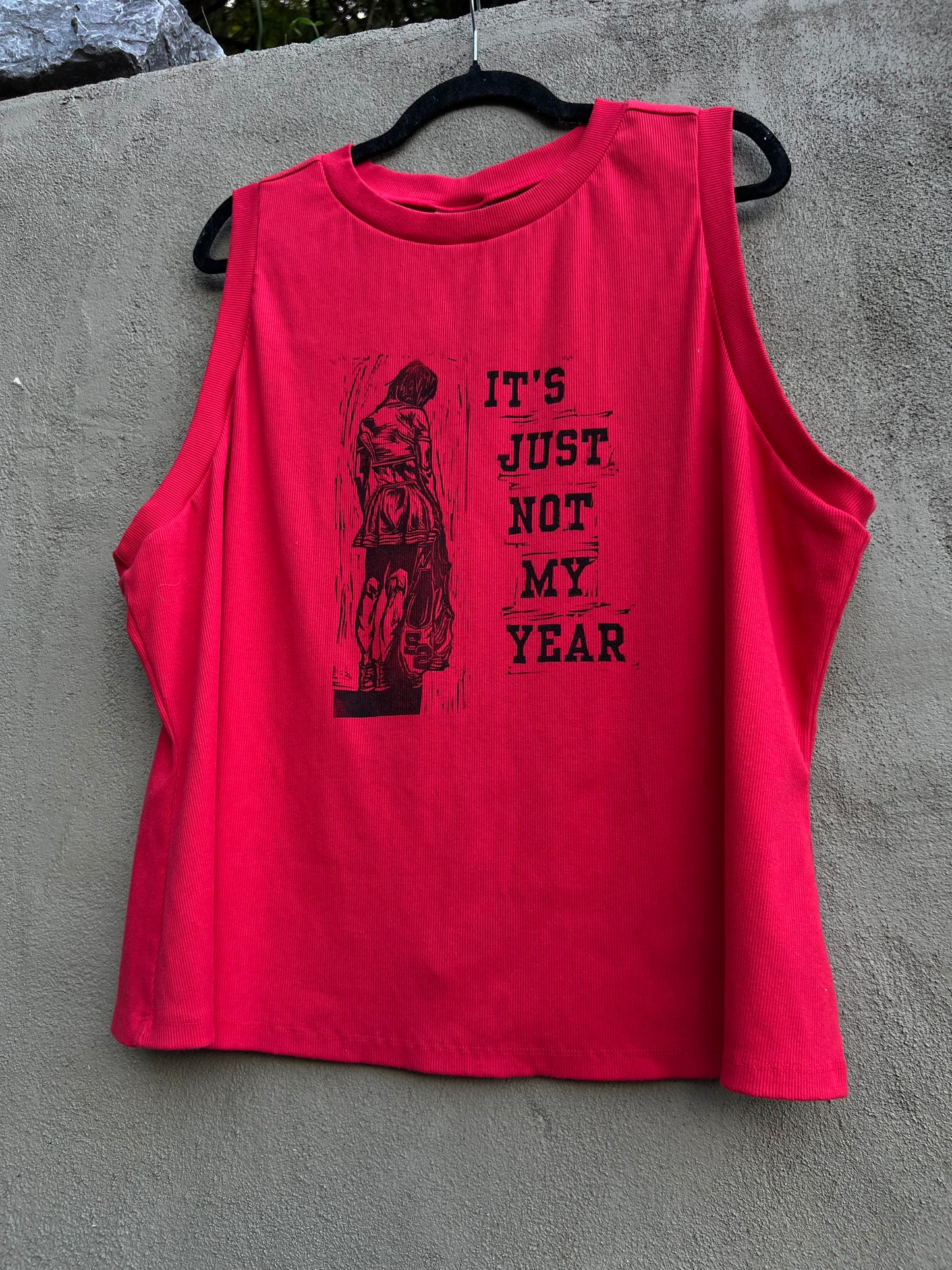 Not My Year - Red Tank Top