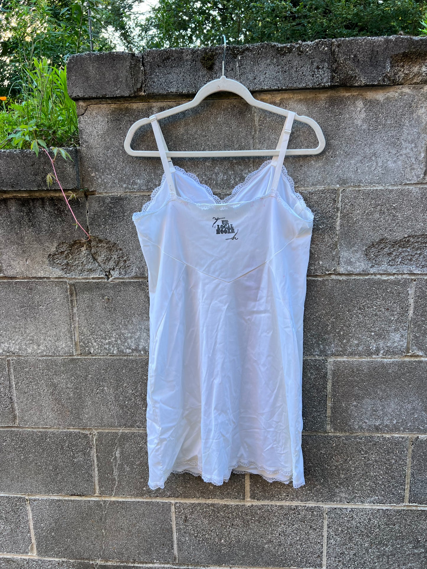 Go See Ethel Cain or the Devil Will Get You - Vintage White Slip Dress