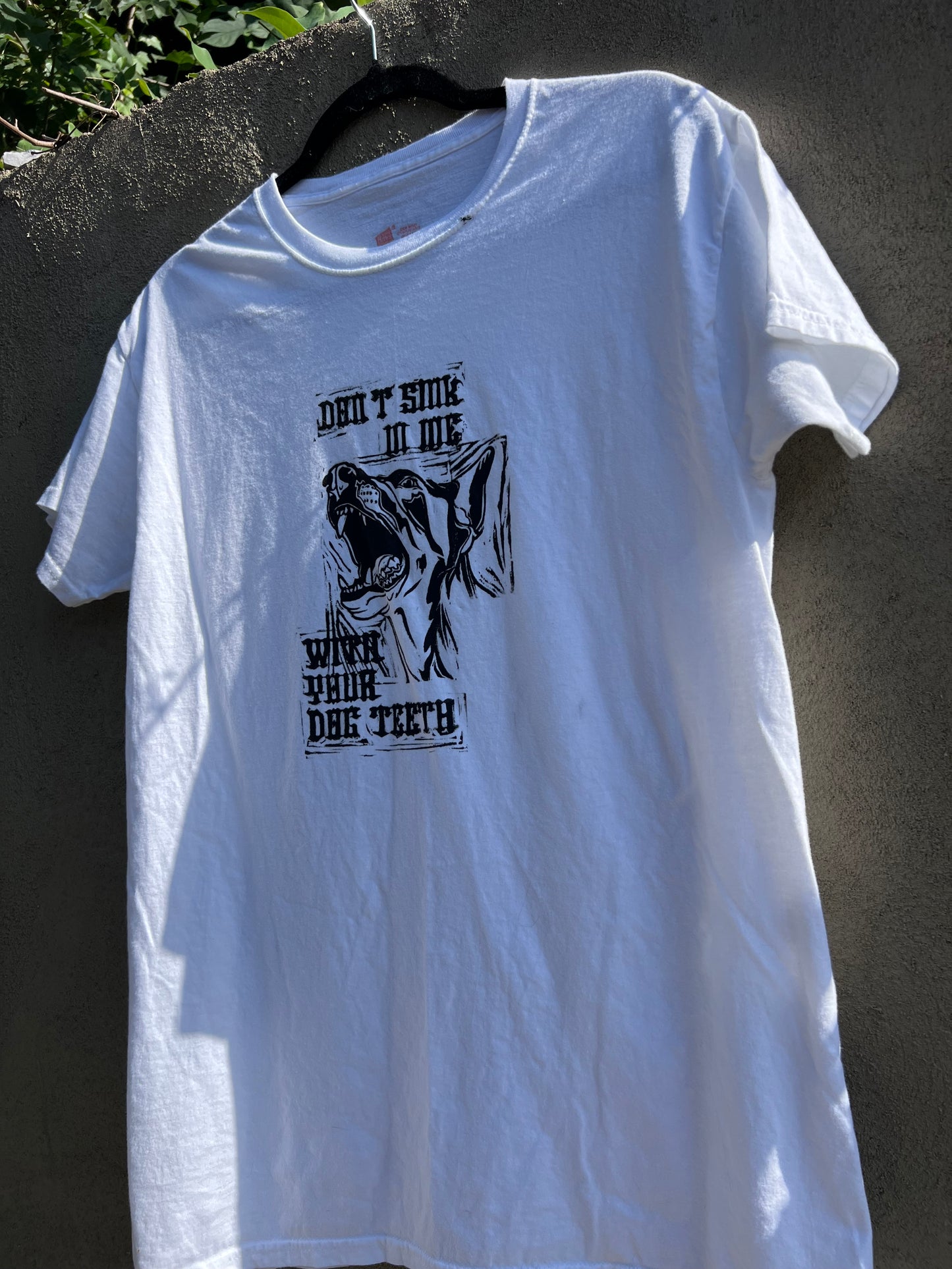Dog Teeth - White Tshirt