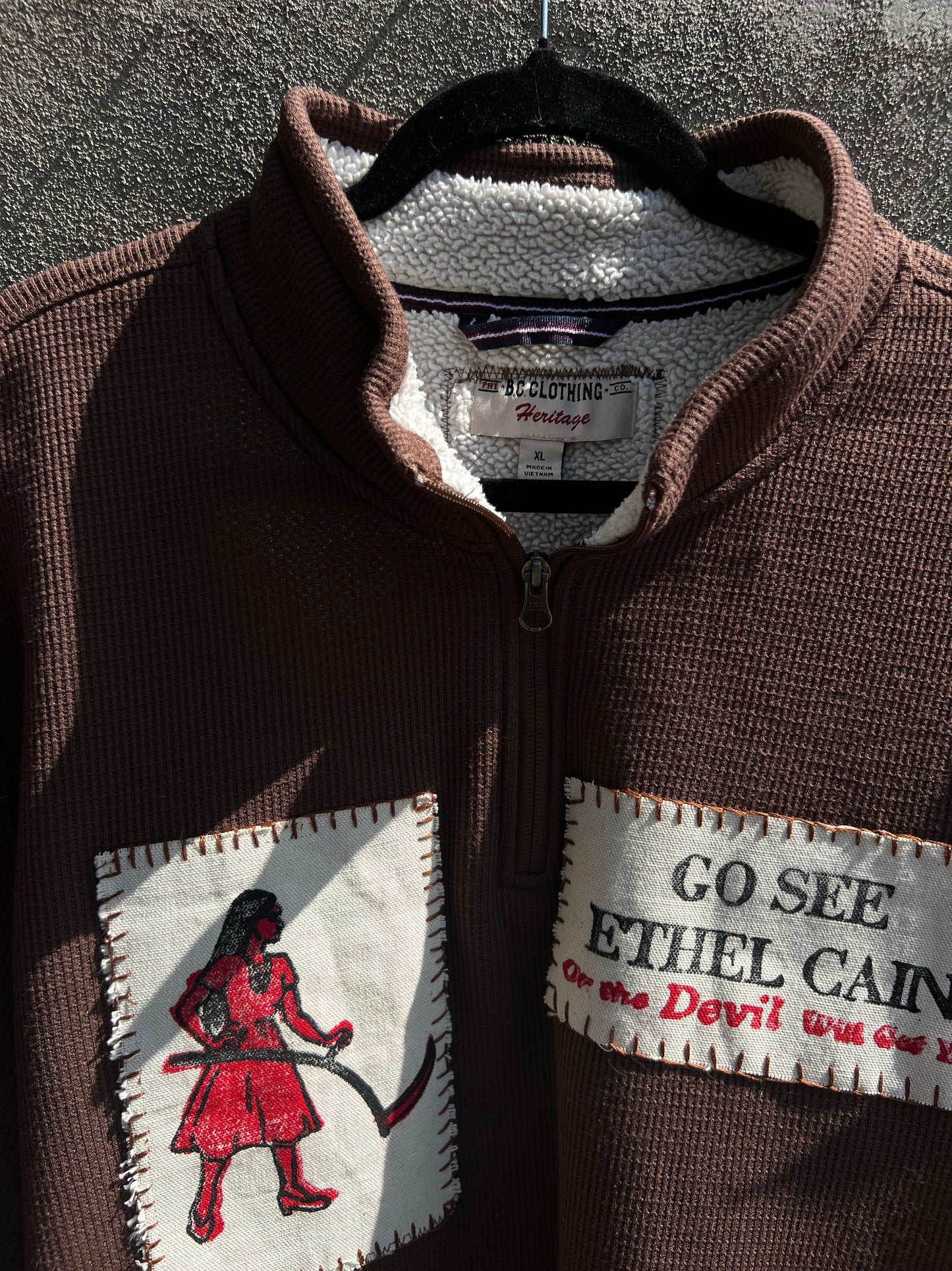 Go See Ethel Cain - brown pullover