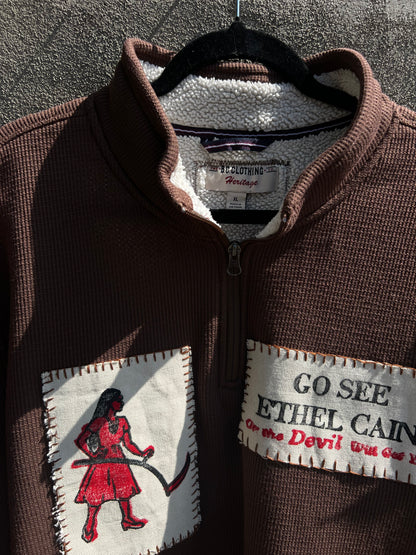 Go See Ethel Cain - brown pullover