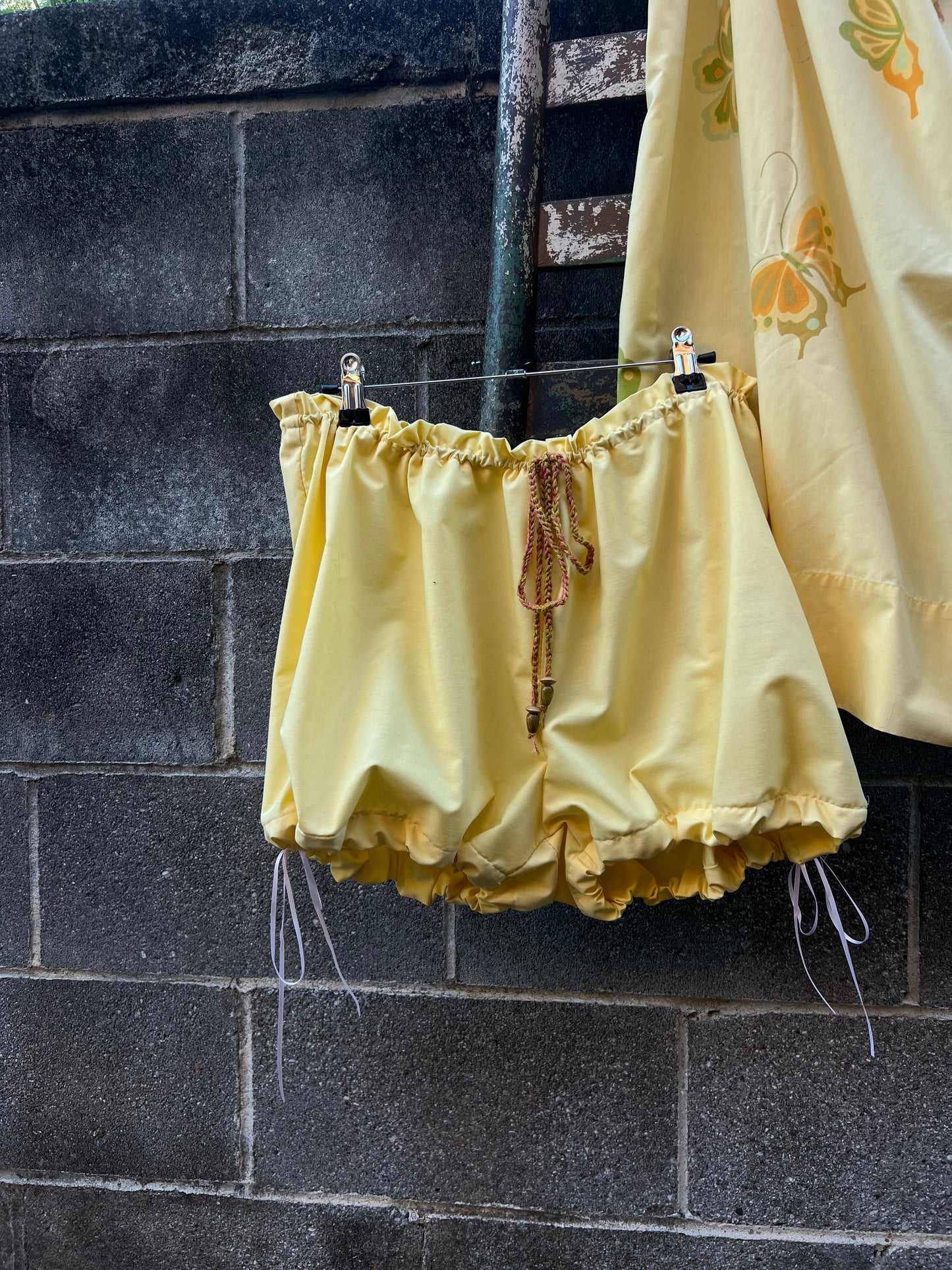 Butter Yellow - Babydoll Dress & Bloomers