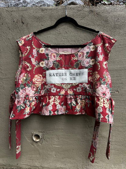 nature chews on me - pillowcase top