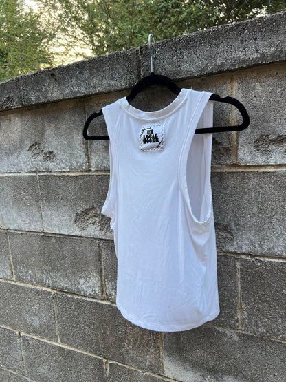 Nearer - White Tank Top