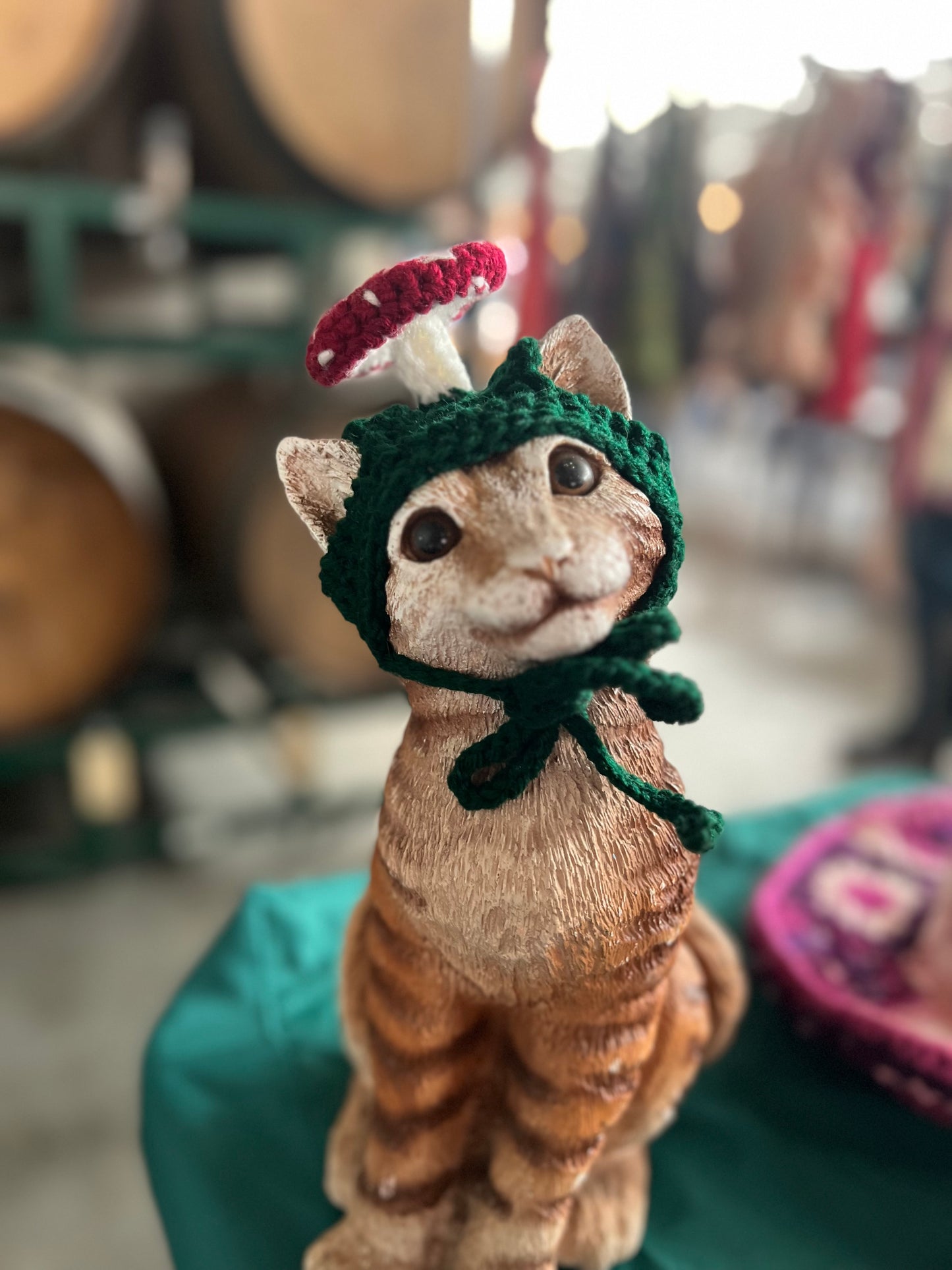 Mushroom Cat Hat