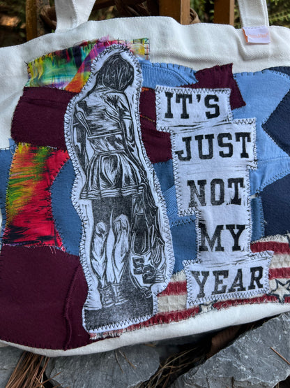 Not My Year - Tote Bag - Bright White