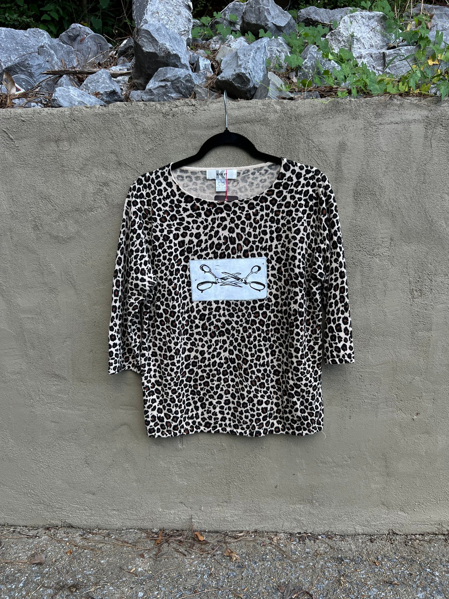 scissor me timbers - cheetah shirt