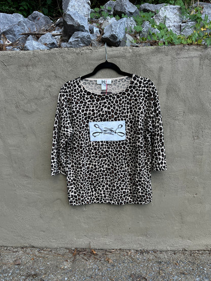 scissor me timbers - cheetah shirt